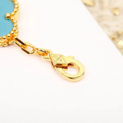 [Moco]New  CLOVER 5 MOTIF TURQUOISE BRACELET COLLECTION