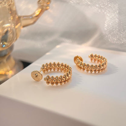 ¡®Moco¡¯CLASH SMALL HOOP EARRINGS