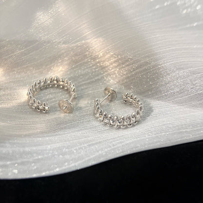 ¡®Moco¡¯CLASH SMALL HOOP EARRINGS