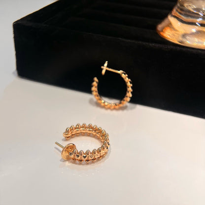 ¡®Moco¡¯CLASH SMALL HOOP EARRINGS