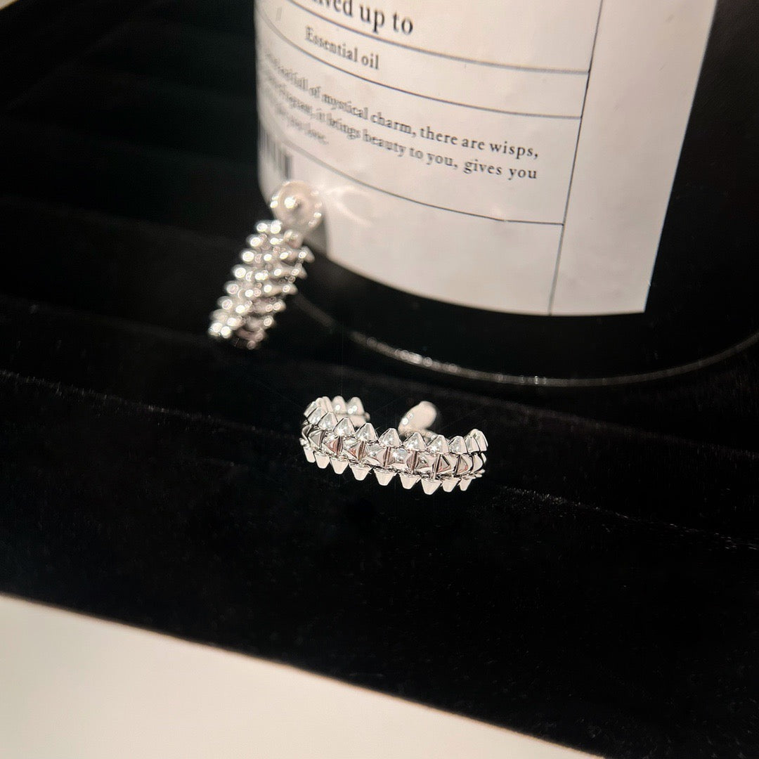 ¡®Moco¡¯CLASH SMALL HOOP EARRINGS