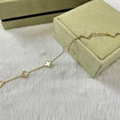 [¡®Moco¡¯]CLOVER 6 MOTIF WHITE MOP BRACELET