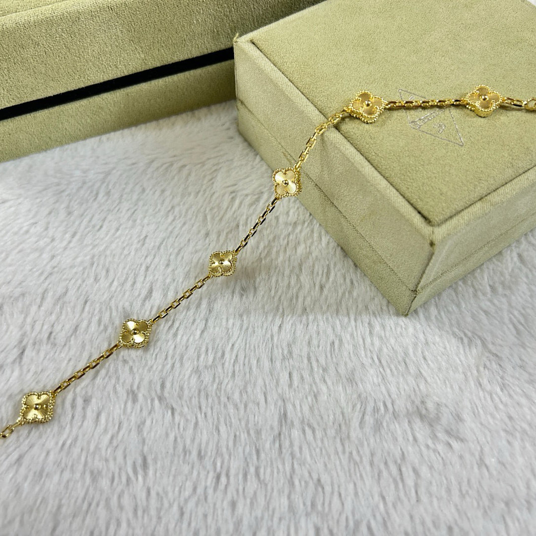 [Moco]New CLOVER 6 MOTIF DIAMOND BRACELET