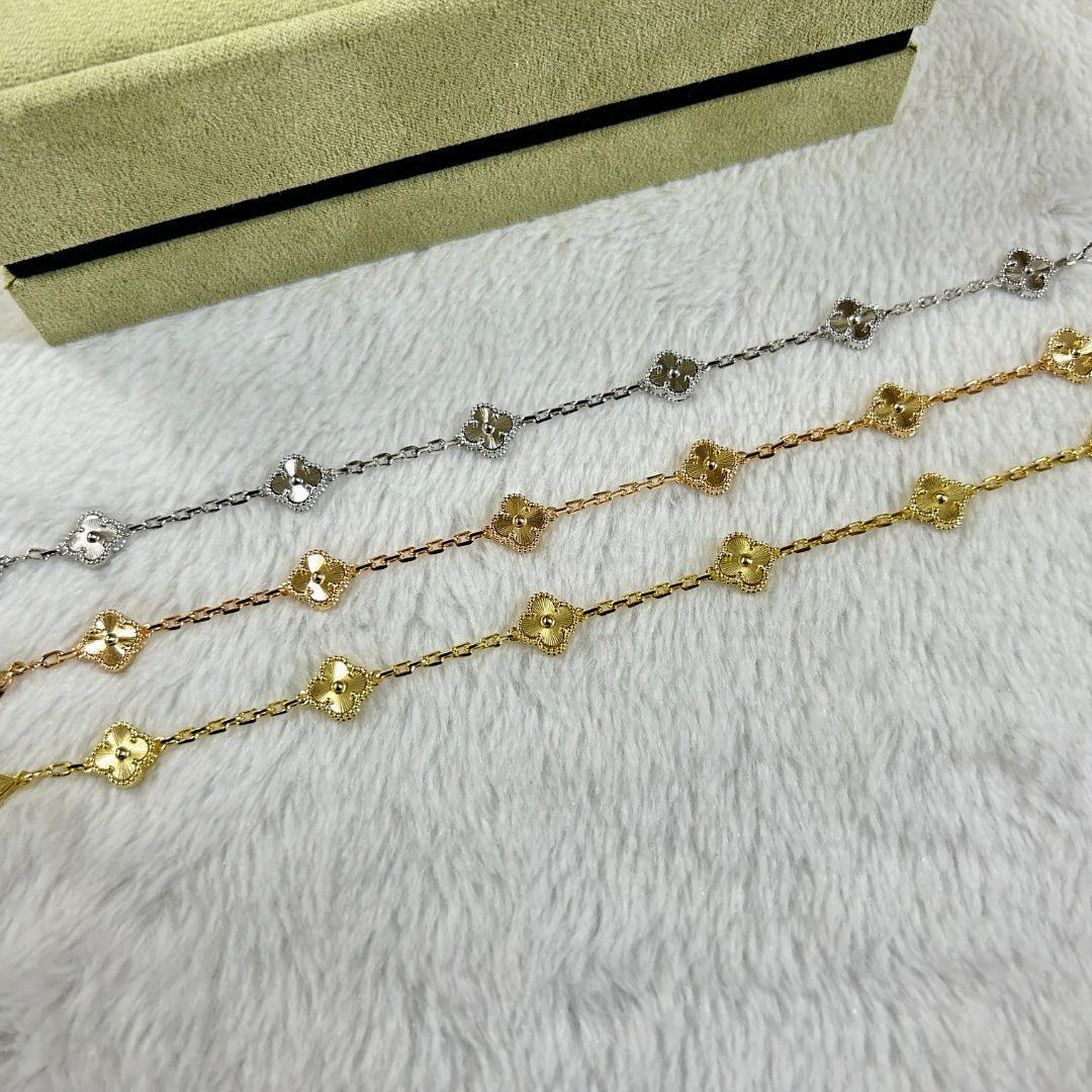 [Moco]New CLOVER 6 MOTIF DIAMOND BRACELET