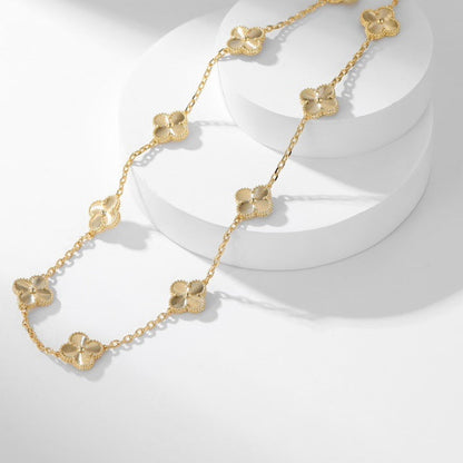 ¡®Moco¡¯CLOVER 10 MOTIFS LASER NECKLACE