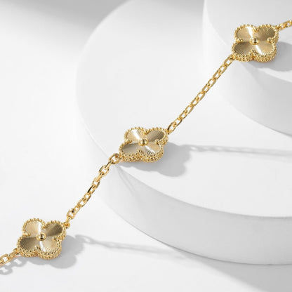 ¡®Moco¡¯CLOVER 10 MOTIFS LASER NECKLACE