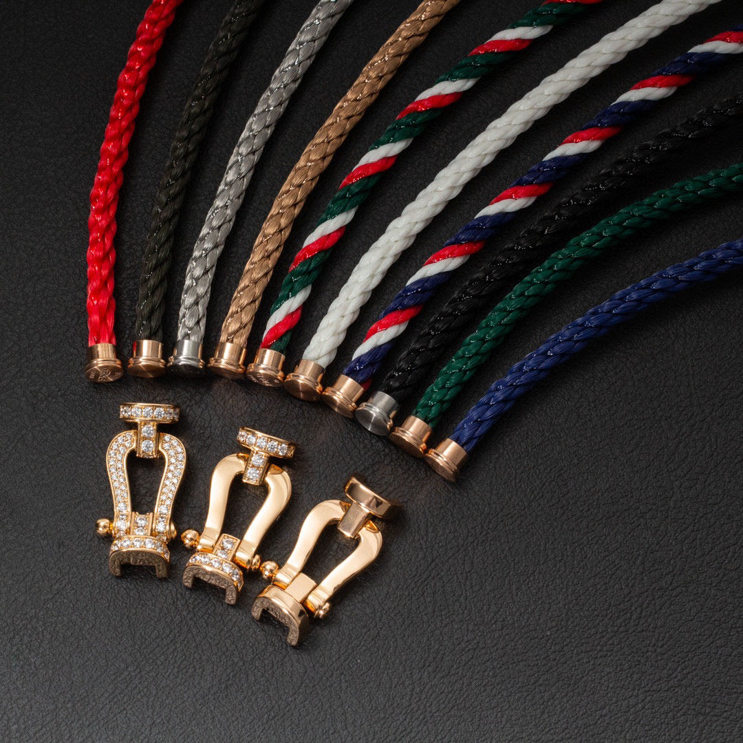 ¡®Moco¡¯FORCE LARGE HORSESHOE NO DIAMOND BRACELET ROSE GOLD