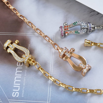 ¡®Moco¡¯FORCE LARGE HORSESHOE CLASP  METAL BRACELET