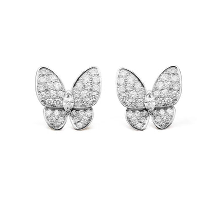 ¡®Moco¡¯BUTTERFLY ALL DIAMOND EARRINGS