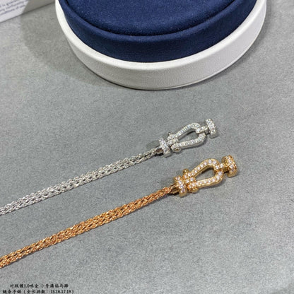 ¡®Moco¡¯FORCE SMALL HORSESHOE  DIAMOND CHAIN ROPE BRACELET