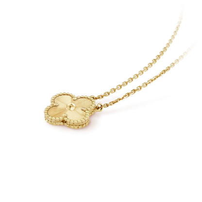 ¡®Moco¡¯CLOVER 15MM LASER NECKLACE