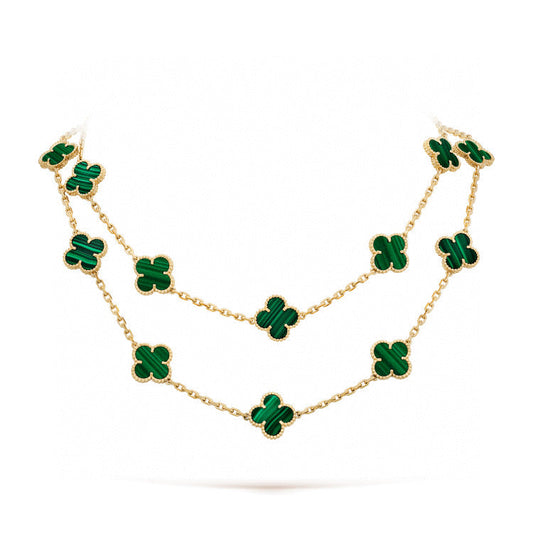 ¡®Moco¡¯CLOVER 20 MOTIFS MALACHITE GOLD