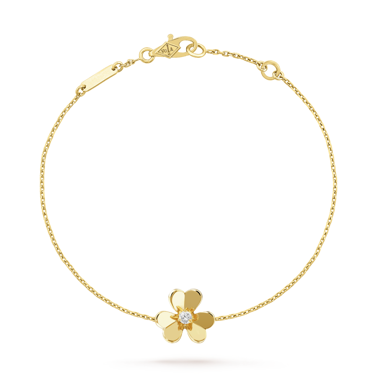 ¡®Moco¡¯FRIVOLE GOLD FLOWER PINK MALACHITE BRACELET