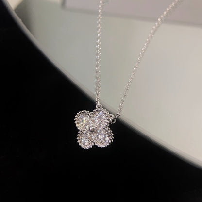 ¡®Moco¡¯CLOVER 15MM DIAMOND SINGLE FLOWER NECKLACE