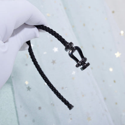 ¡®Moco¡¯FORCE LARGE SERIES HORSESHOE BLACK SAMURAI BRACELET