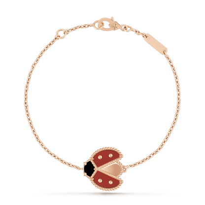 ¡®Moco¡¯LUCKY SPRING 1 MOTIF PINK GOLD BRACELET