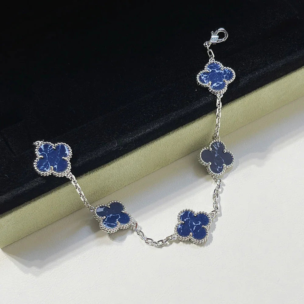 [Moco]New CLOVER 5 MOTIF PIETERSITE BRACELET COLLECTION