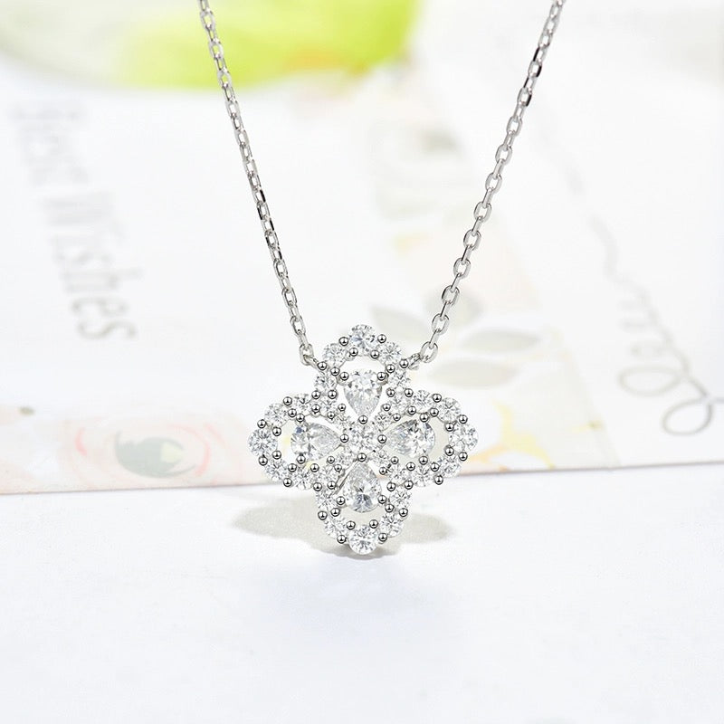 ¡®Moco¡¯LOOP NECKLACE FULL MOTIF DIAMOND 16MM MULTIPLE COLORS