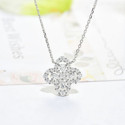 ¡®Moco¡¯LOOP NECKLACE FULL MOTIF DIAMOND 16MM MULTIPLE COLORS