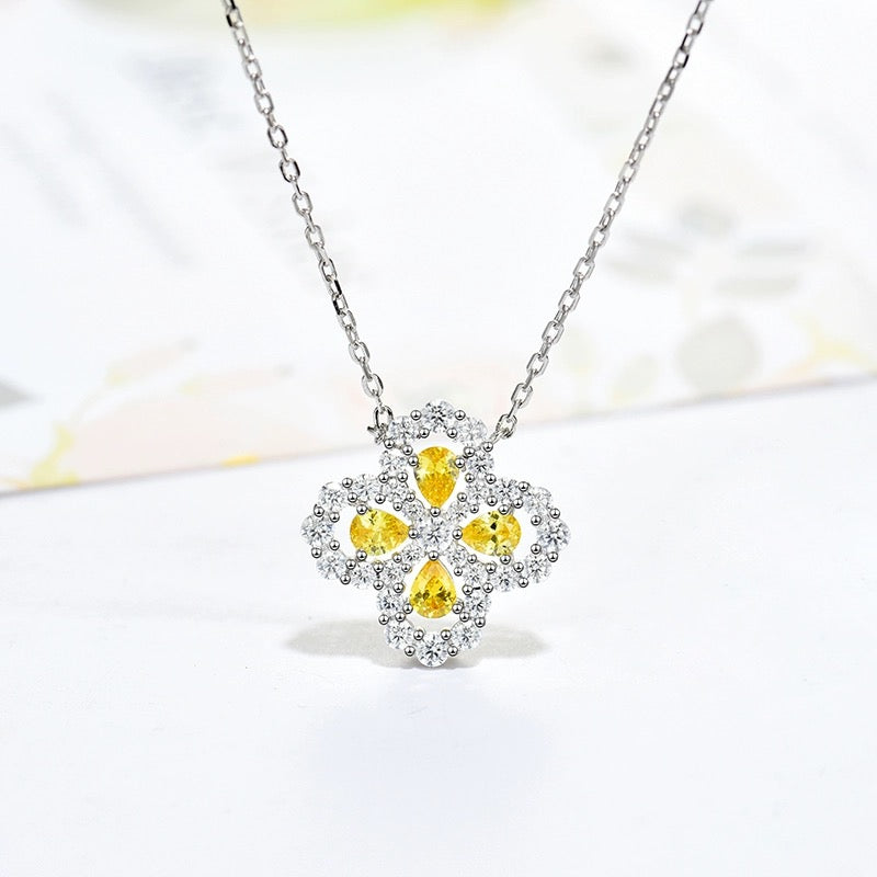 ¡®Moco¡¯LOOP NECKLACE FULL MOTIF DIAMOND 16MM MULTIPLE COLORS