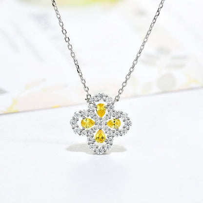 ¡®Moco¡¯LOOP NECKLACE FULL MOTIF DIAMOND 16MM MULTIPLE COLORS