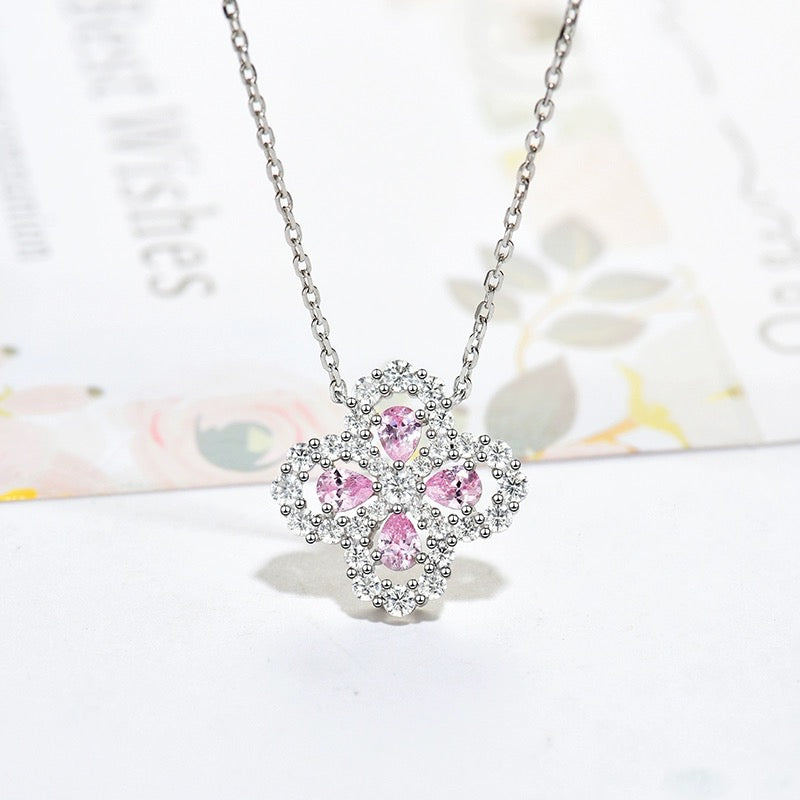 ¡®Moco¡¯LOOP NECKLACE FULL MOTIF DIAMOND 16MM MULTIPLE COLORS