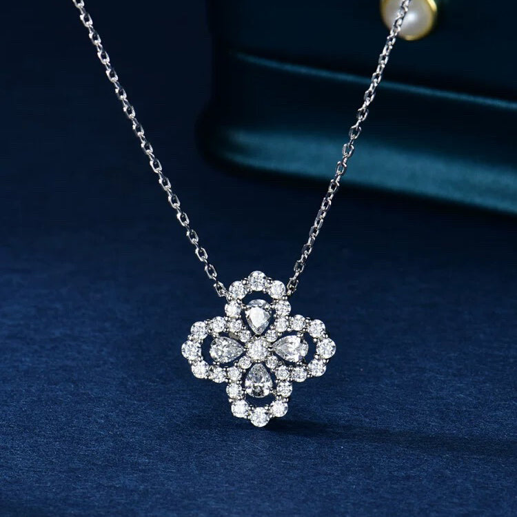 ¡®Moco¡¯LOOP NECKLACE FULL MOTIF DIAMOND 16MM MULTIPLE COLORS