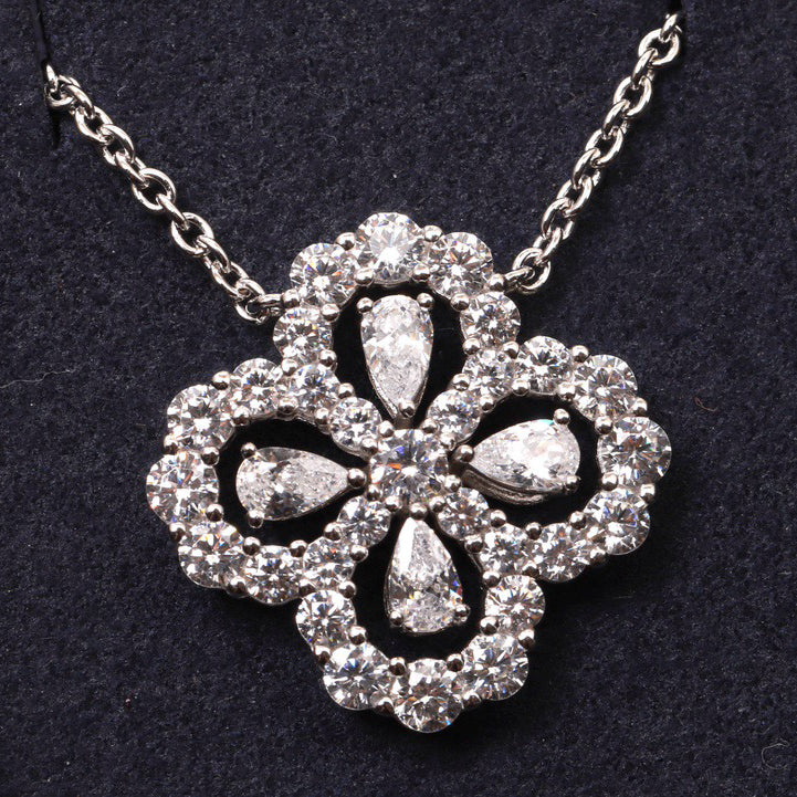 ¡®Moco¡¯LOOP NECKLACE FULL MOTIF DIAMOND 16MM MULTIPLE COLORS
