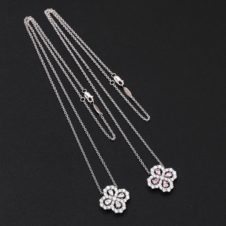 ¡®Moco¡¯LOOP NECKLACE FULL MOTIF DIAMOND 16MM MULTIPLE COLORS