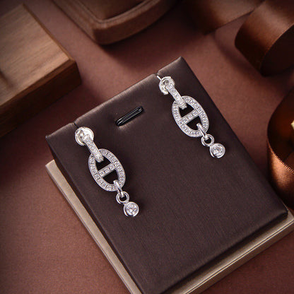 ¡®Moco¡¯HM CHAINE DIAMOND EARRINGS