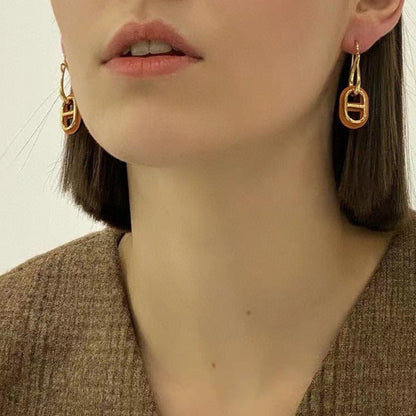 ¡®Moco¡¯HM O'MAILLON GOLD EARRINGS