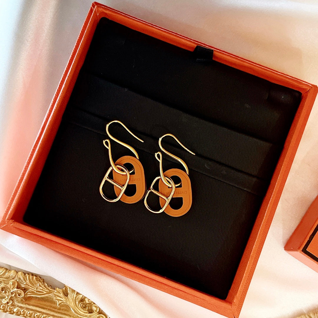 ¡®Moco¡¯HM O'MAILLON GOLD EARRINGS