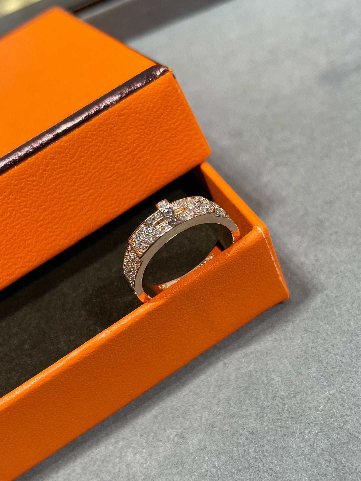 ¡®Moco¡¯KELLY PINK GOLD DIAMOND RING