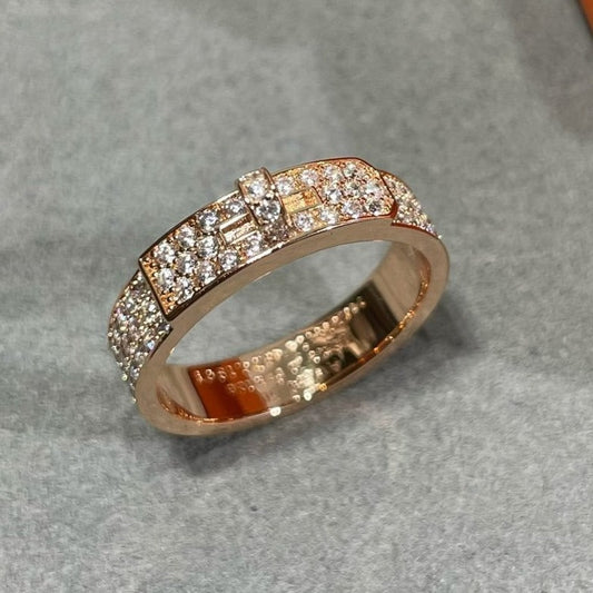 ¡®Moco¡¯KELLY PINK GOLD DIAMOND RING