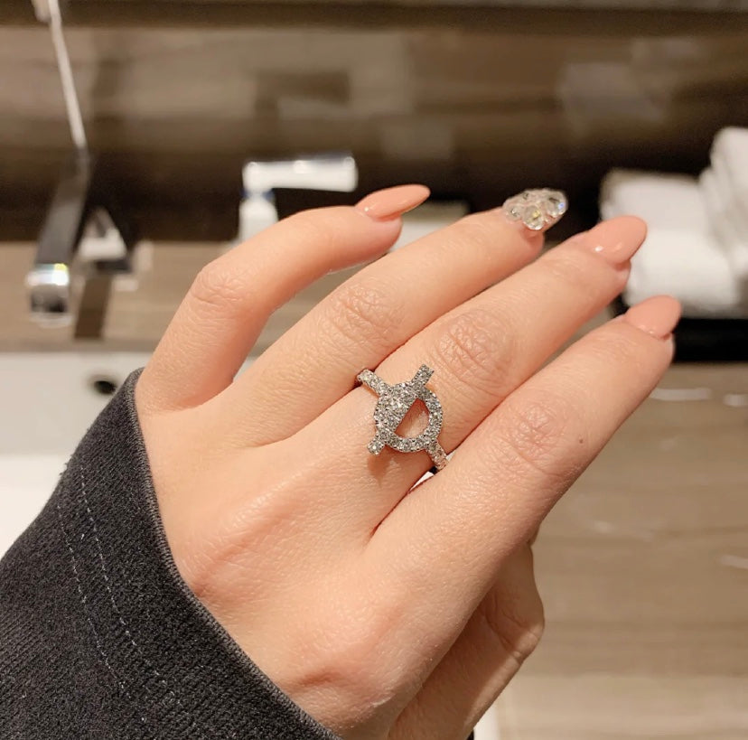 ¡®Moco¡¯ECHAPPEE RING SILVER DIAMOND