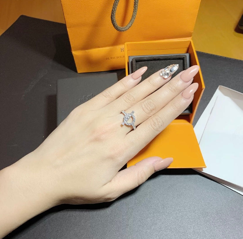 ¡®Moco¡¯ECHAPPEE RING SILVER DIAMOND