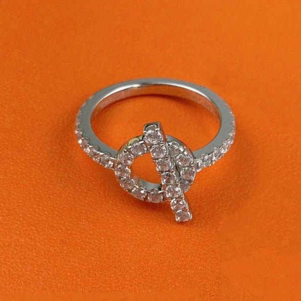 ¡®Moco¡¯ECHAPPEE RING SILVER DIAMOND