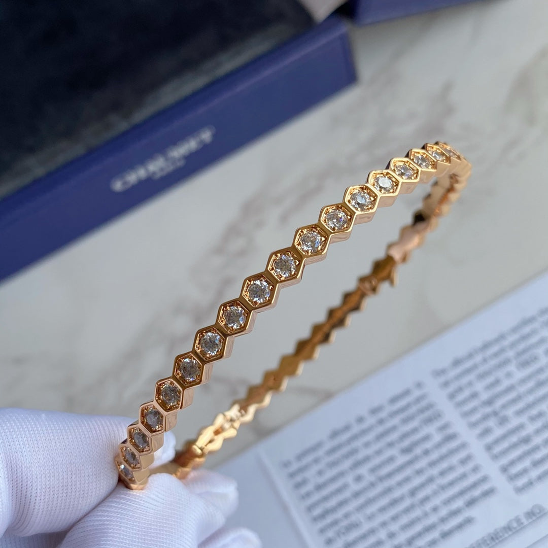 ¡®Moco¡¯BEE LOVE GOLD BRACELET FULL DIAMOND