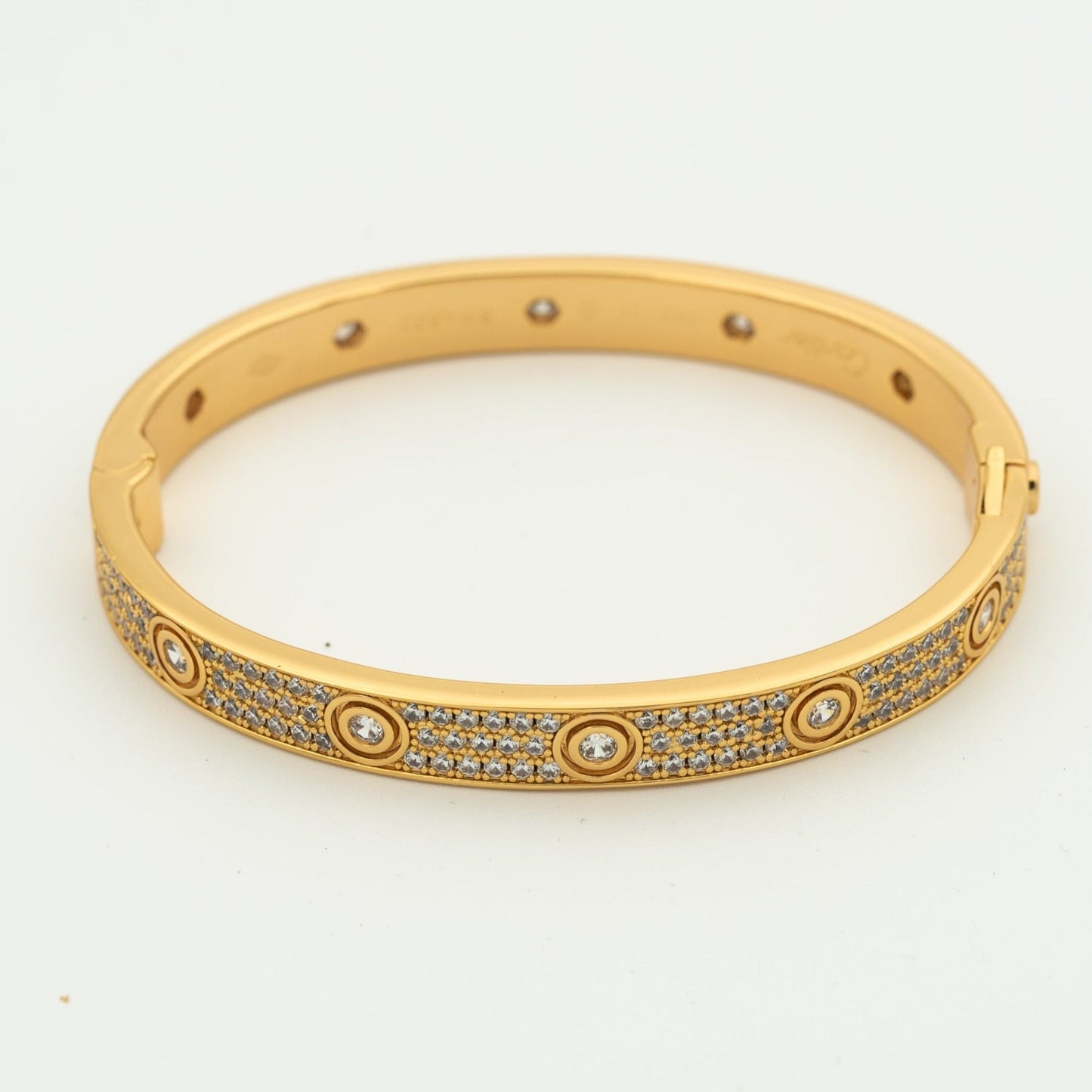 ¡®Moco¡¯LOVE BRACELET 6.1MM DIAMOND-PAVED 10 BIG DIAMONDS