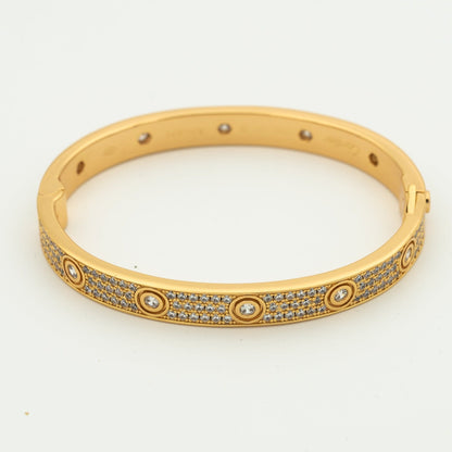 ¡®Moco¡¯LOVE BRACELET 6.1MM DIAMOND-PAVED 10 BIG DIAMONDS