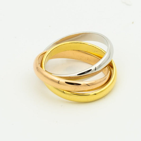¡®Moco¡¯TRINITY RING GOLD PINK GOLD SILVER