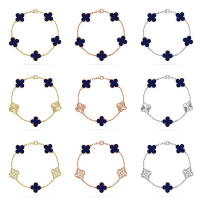 [Moco]New CLOVER 5 MOTIF LAPIS LAZULI BRACELET COLLECTION