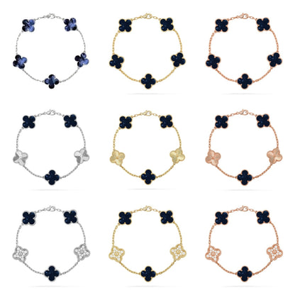 [Moco]New CLOVER 5 MOTIF PIETERSITE BRACELET COLLECTION