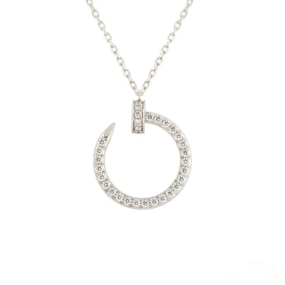 ¡®Moco¡¯JUSTE NECKLACE SILVER DIAMONDS