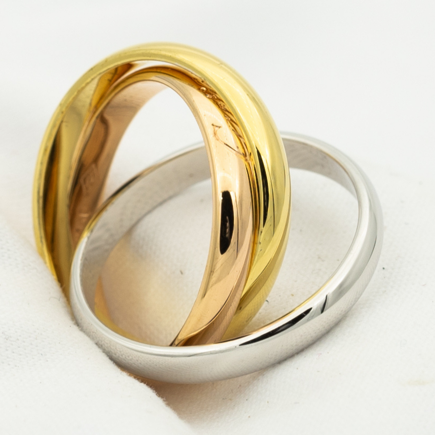¡®Moco¡¯TRINITY RING GOLD PINK GOLD SILVER