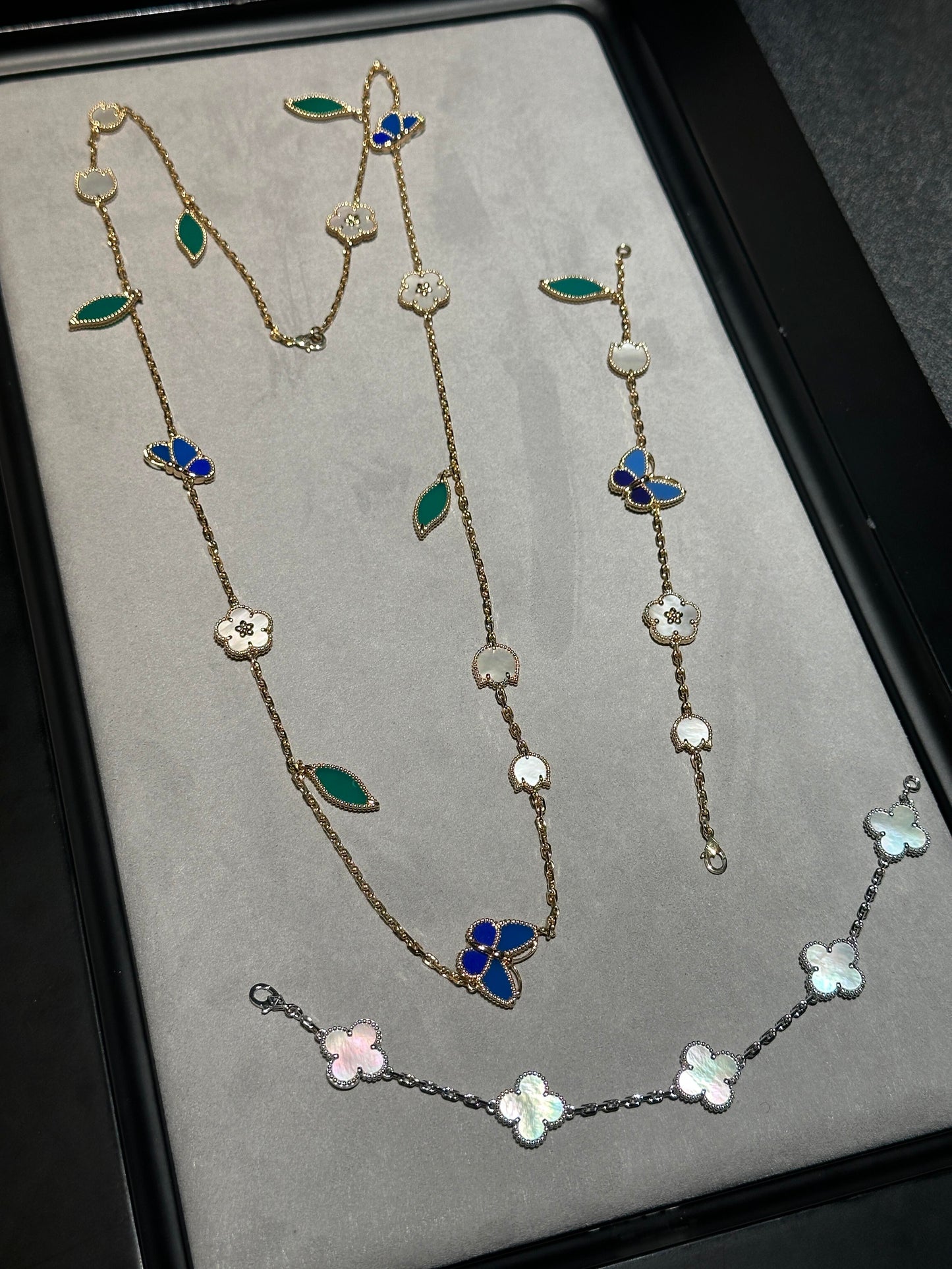 [Moco] 26 NEW CLOVER 15 MOTIFS LUCKY NECKLACE