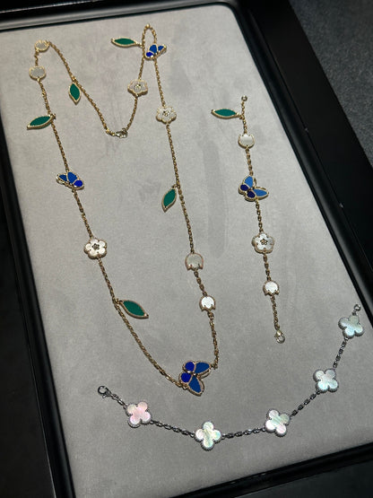 [Moco] 26 NEW CLOVER 15 MOTIFS LUCKY NECKLACE