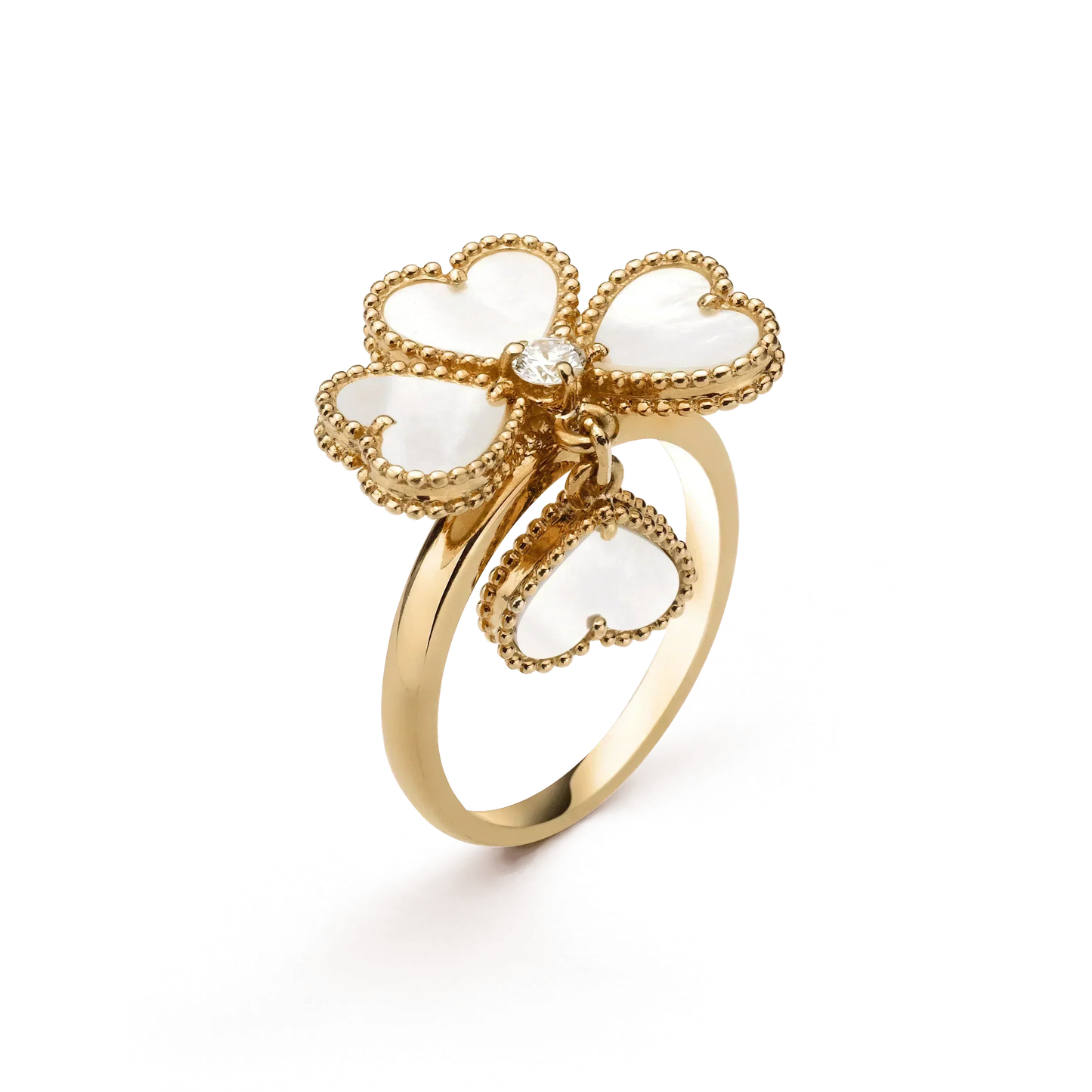 ¡®Moco¡¯SWEET CLOVER WHITE MOP RING