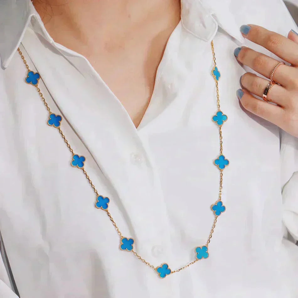 ¡®Moco¡¯CLOVER 20 MOTIFS TURQUOISE GOLD