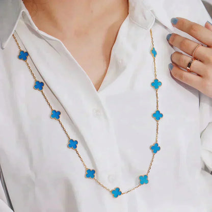 ¡®Moco¡¯CLOVER 20 MOTIFS TURQUOISE GOLD